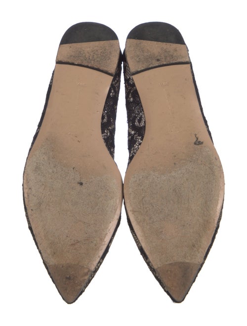 Gianvito Rossi Lace Lace Pattern Flats
