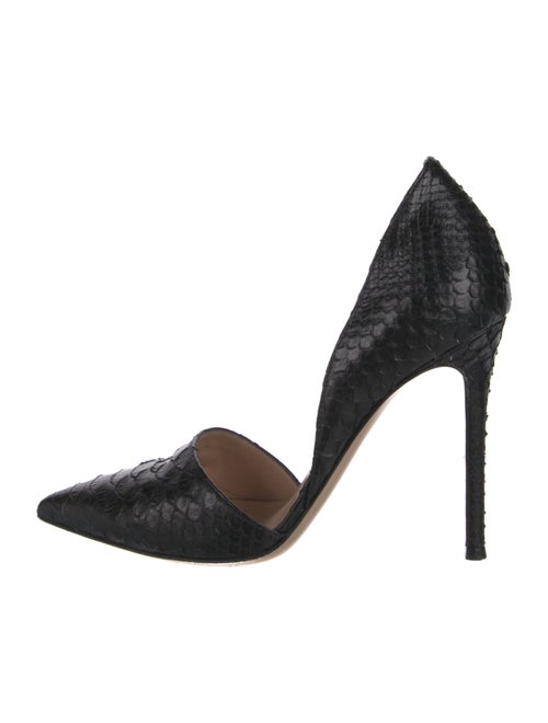 Gianvito Rossi Python D'Orsay Pumps