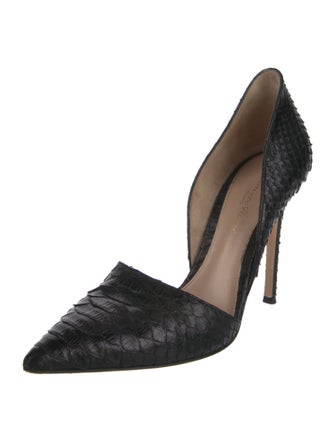 Gianvito Rossi Python D'Orsay Pumps