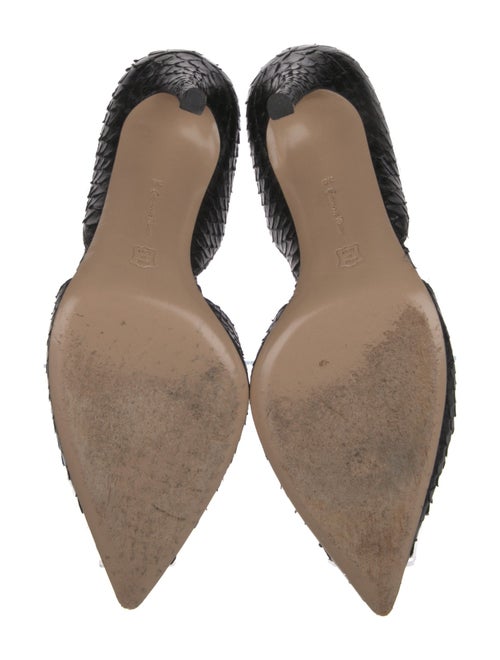 Gianvito Rossi Python D'Orsay Pumps
