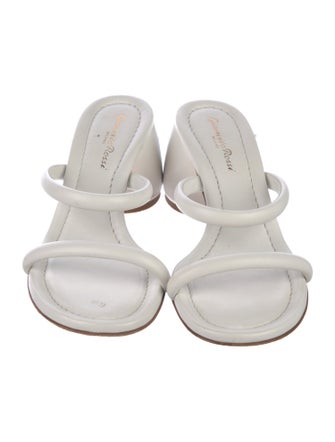 Gianvito Rossi Leather Slides