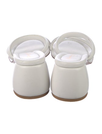 Gianvito Rossi Leather Slides