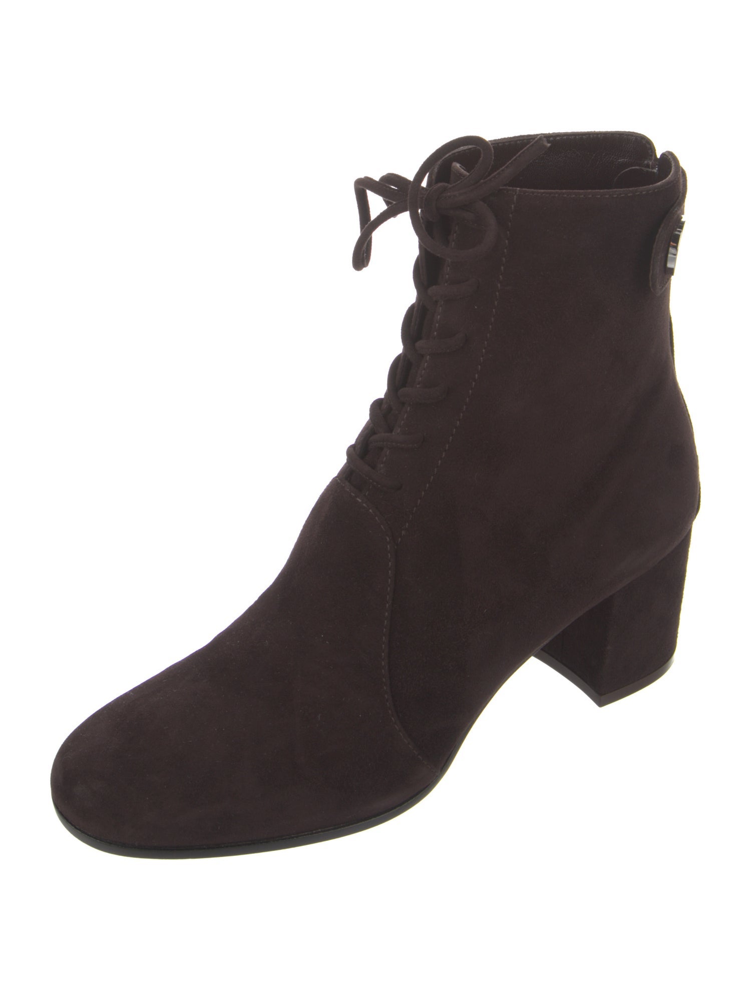 Gianvito Rossi Suede Lace-Up Boots