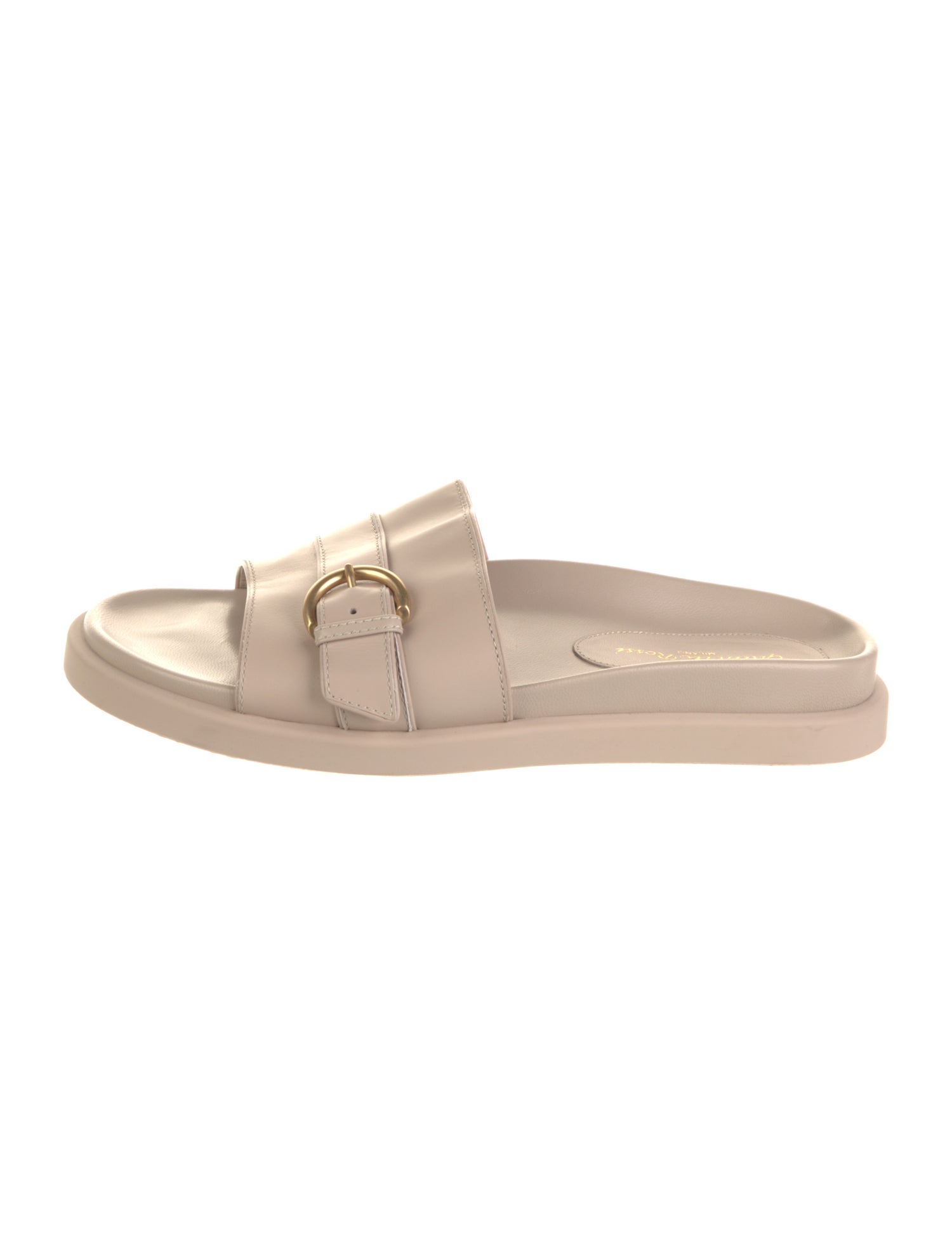 Gianvito Rossi Leather Slides