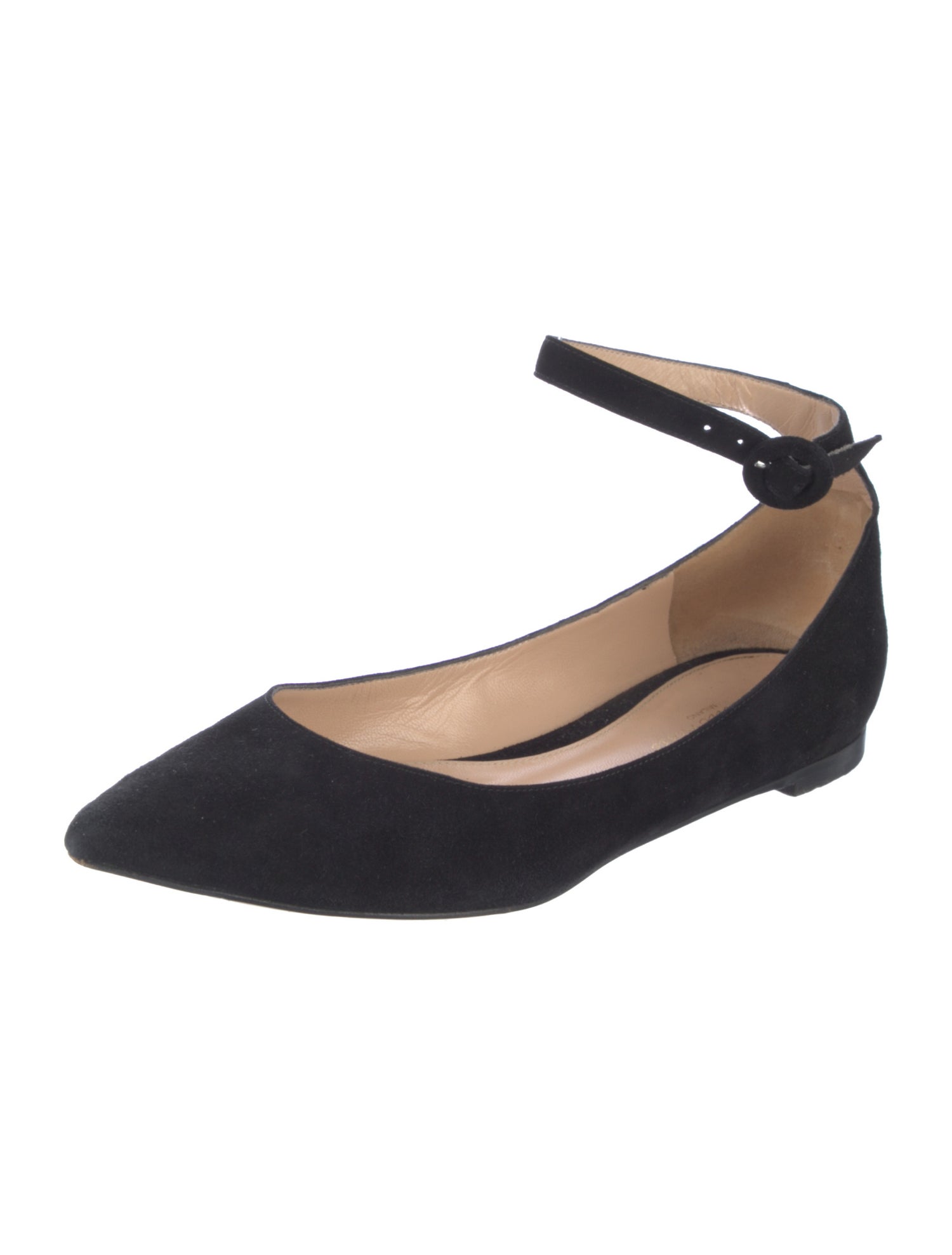 Gianvito Rossi Suede Ballet Flats