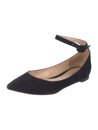 Gianvito Rossi Suede Ballet Flats