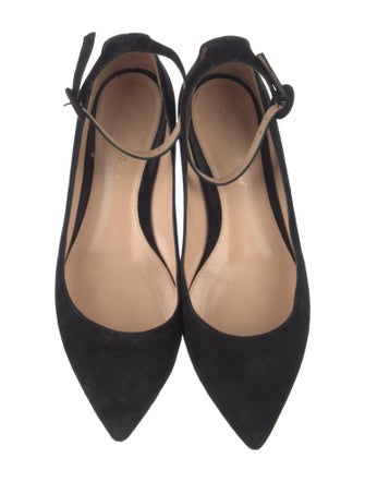 Gianvito Rossi Suede Ballet Flats