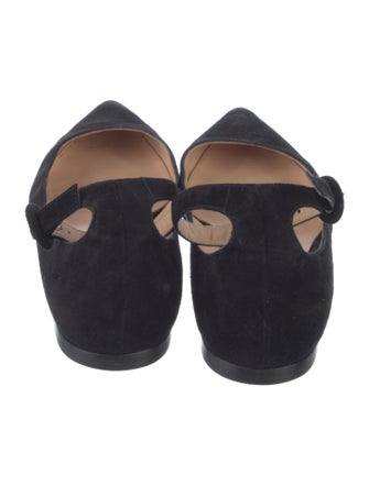 Gianvito Rossi Suede Ballet Flats