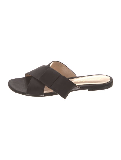Gianvito Rossi Satin Slides