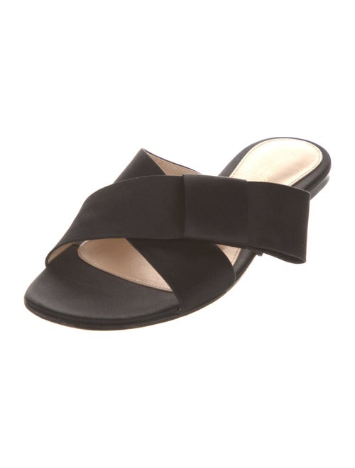 Gianvito Rossi Satin Slides