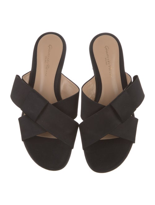 Gianvito Rossi Satin Slides