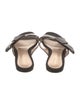 Gianvito Rossi Satin Slides