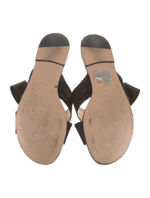 Gianvito Rossi Satin Slides