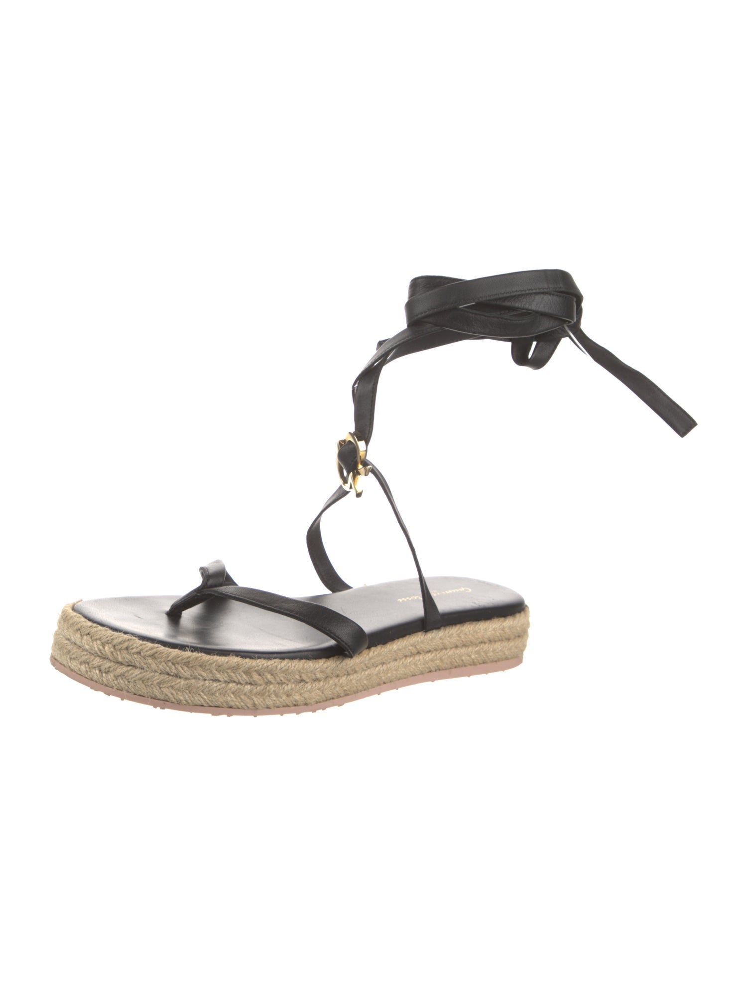 Gianvito Rossi Leather Espadrilles