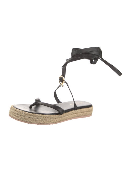 Gianvito Rossi Leather Espadrilles