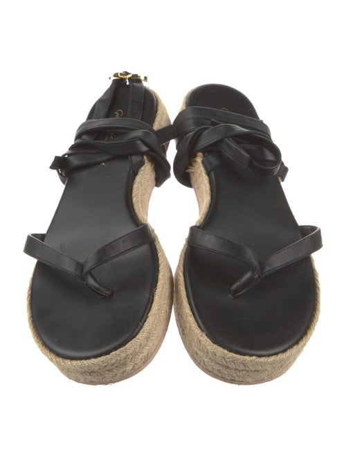 Gianvito Rossi Leather Espadrilles