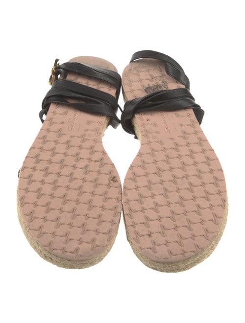 Gianvito Rossi Leather Espadrilles