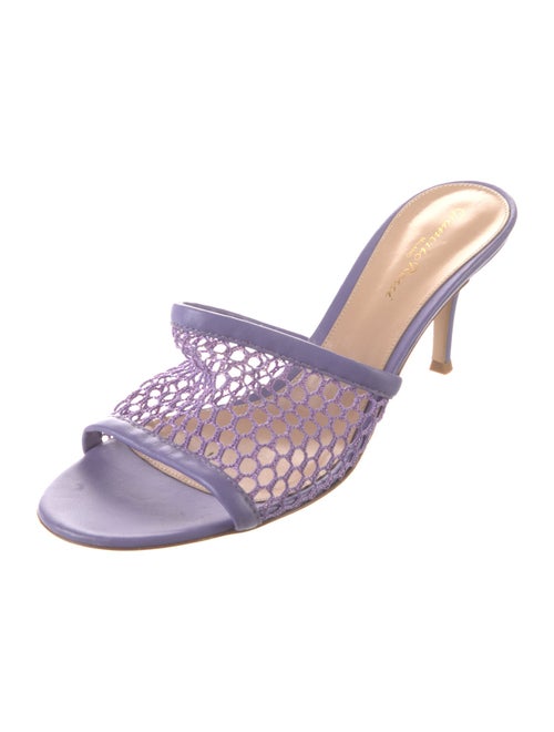 Gianvito Rossi Leather Slides