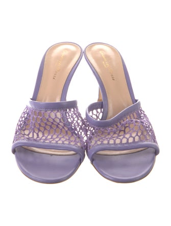 Gianvito Rossi Leather Slides