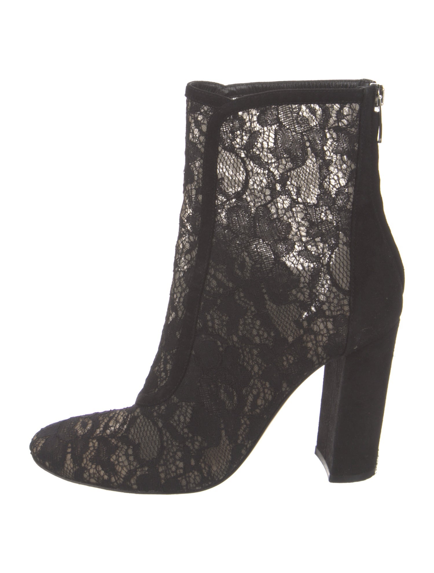 Gianvito Rossi Lace Lace Pattern Lace-Up Boots