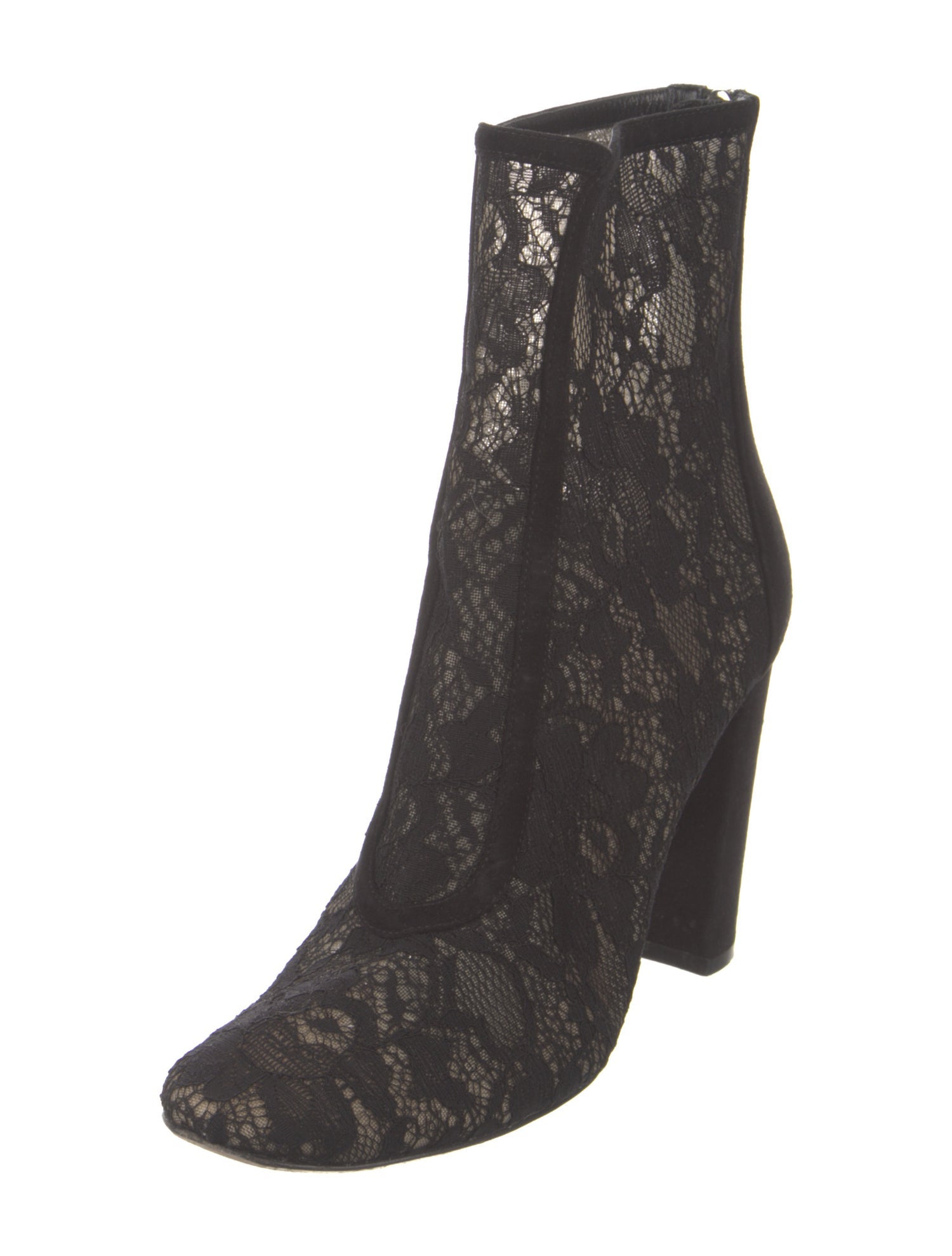 Gianvito Rossi Lace Lace Pattern Lace-Up Boots