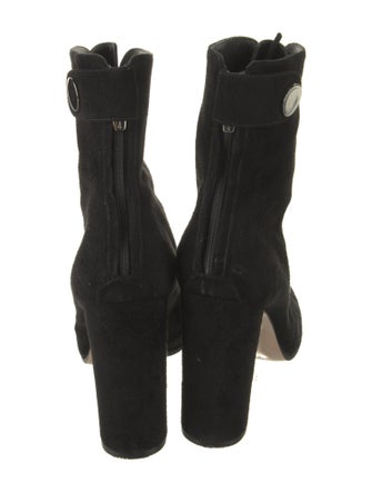 Gianvito Rossi Suede Lace-Up Boots