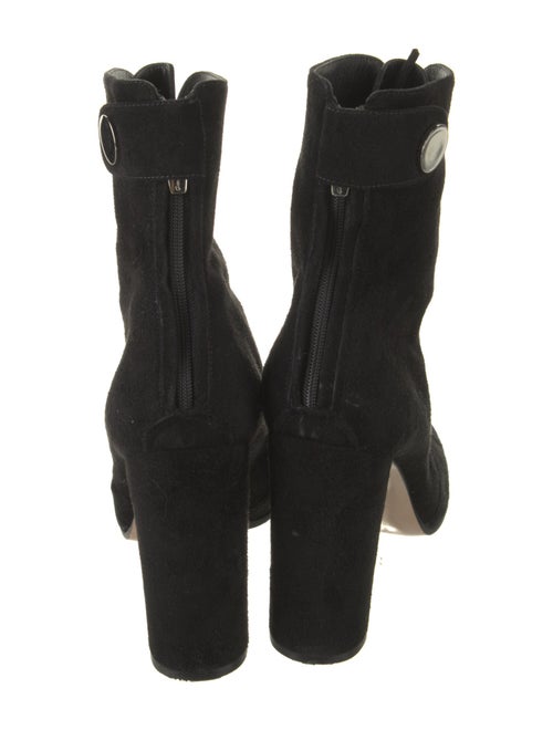 Gianvito Rossi Suede Lace-Up Boots