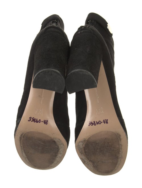 Gianvito Rossi Suede Lace-Up Boots