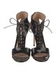 Gianvito Rossi Patent Leather T-Strap Sandals