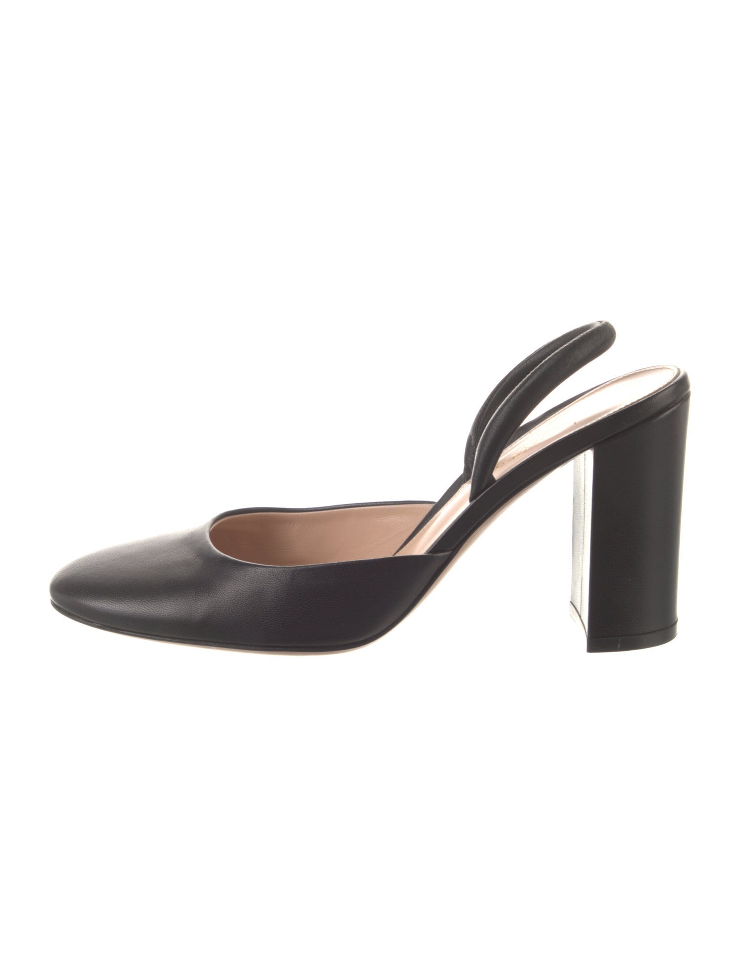 Gianvito Rossi Leather Slingback Pumps