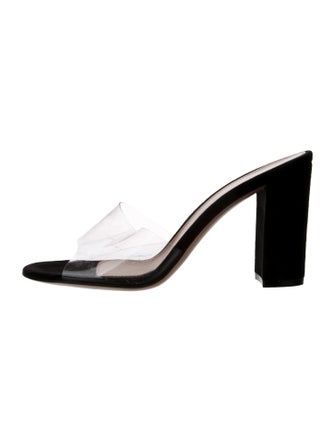 Gianvito Rossi Suede Slides