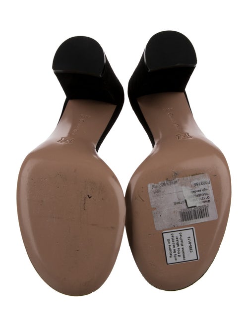 Gianvito Rossi Suede Slides