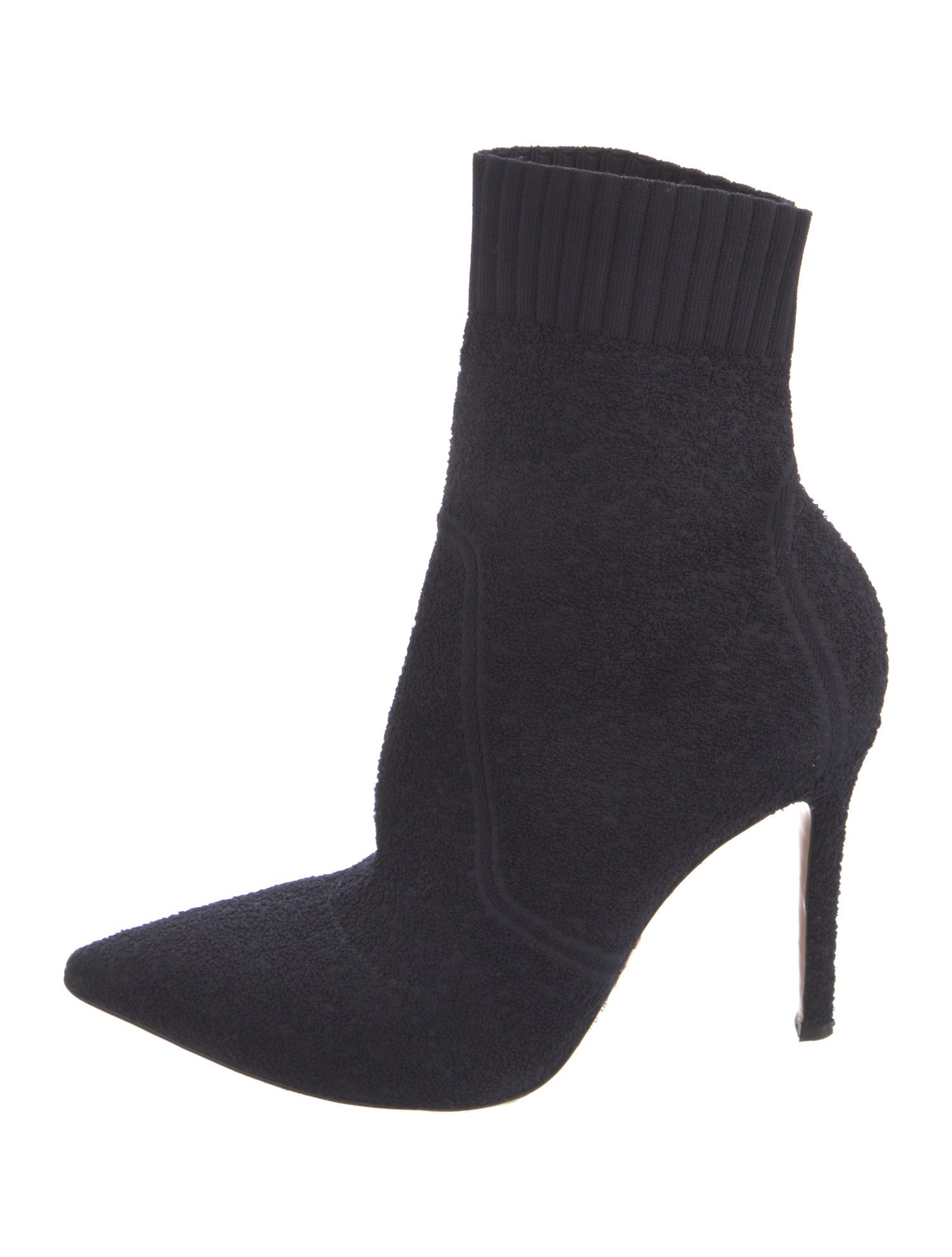 Gianvito Rossi Terry Cloth Sock Boots
