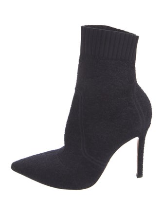 Gianvito Rossi Terry Cloth Sock Boots