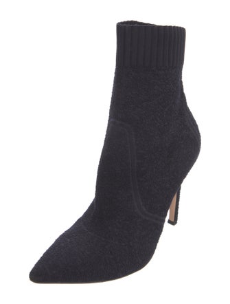 Gianvito Rossi Terry Cloth Sock Boots