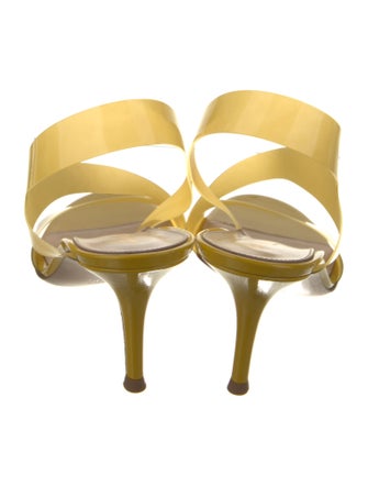 Gianvito Rossi Rubber Slingback Sandals