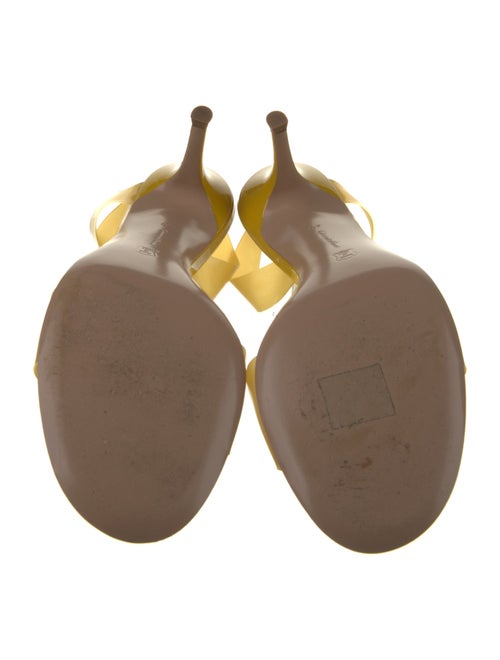 Gianvito Rossi Rubber Slingback Sandals