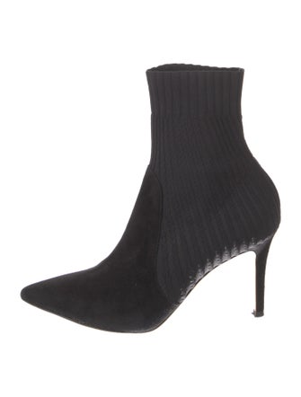 Gianvito Rossi Suede Sock Boots