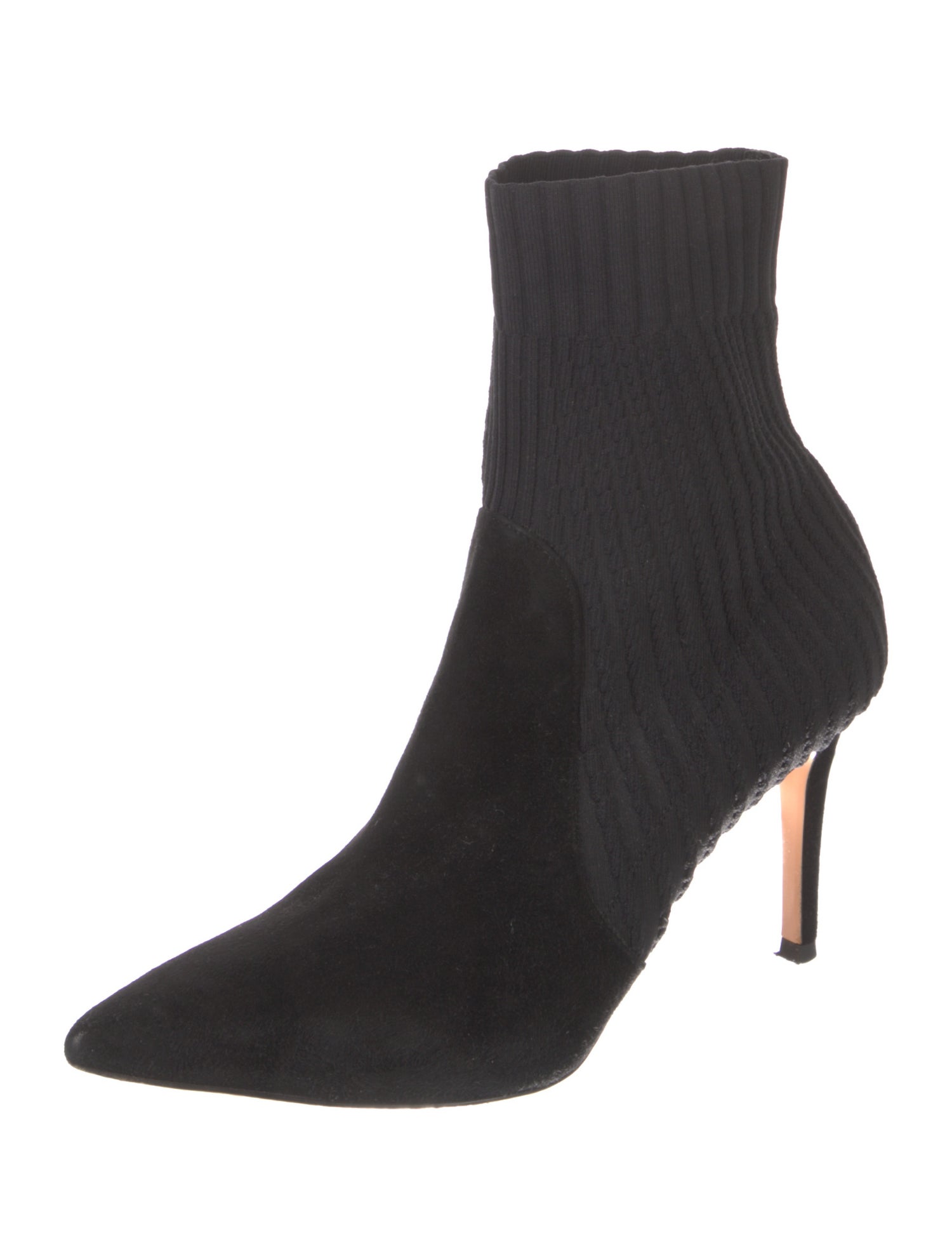 Gianvito Rossi Suede Sock Boots