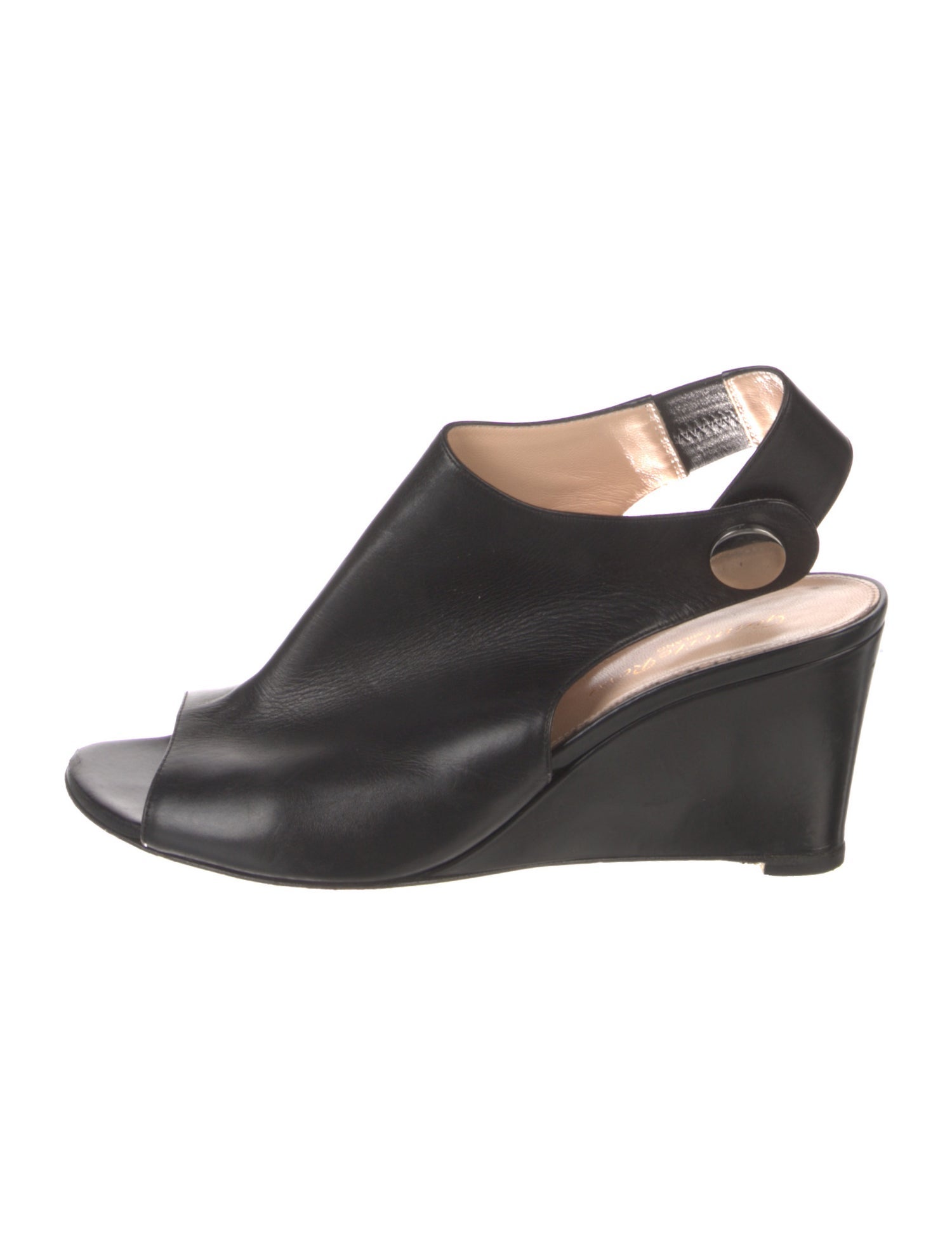 Gianvito Rossi Leather Slingback Sandals