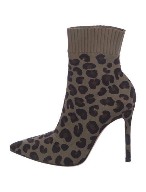 Gianvito Rossi Animal Print Sock Boots