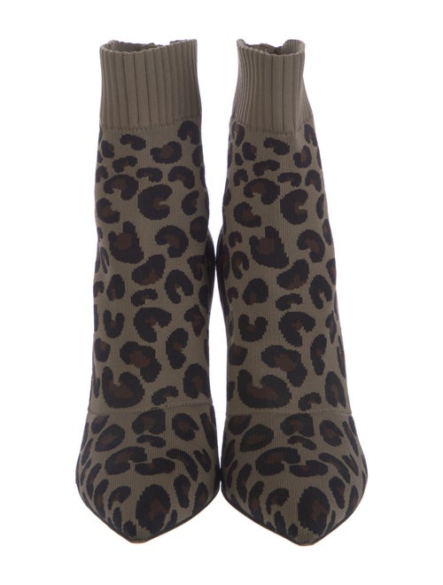 Gianvito Rossi Animal Print Sock Boots