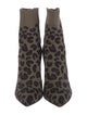 Gianvito Rossi Animal Print Sock Boots