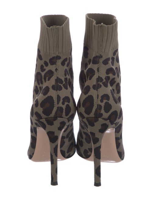 Gianvito Rossi Animal Print Sock Boots