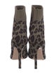 Gianvito Rossi Animal Print Sock Boots
