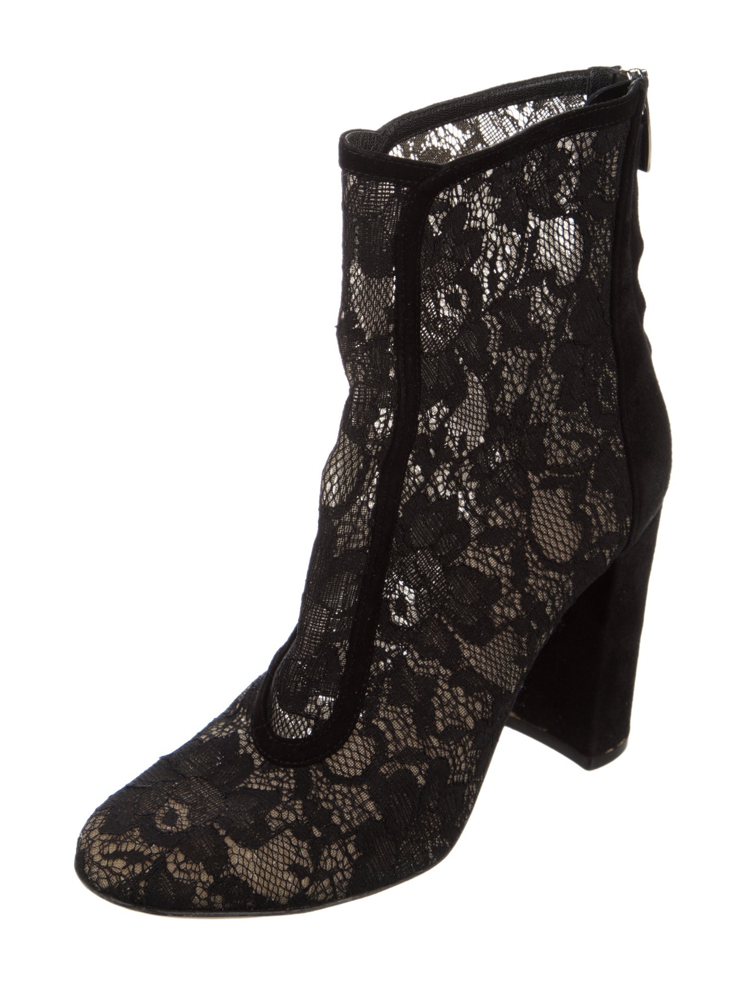 Gianvito Rossi Lace Lace Pattern Boots