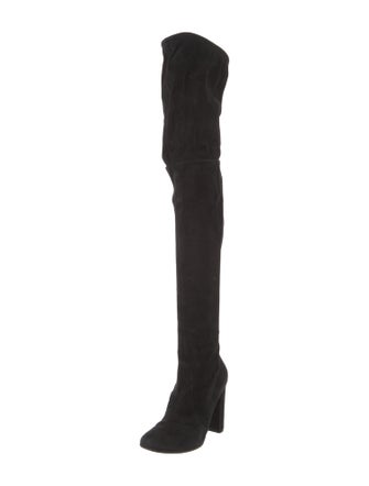Gianvito Rossi Suede Sock Boots