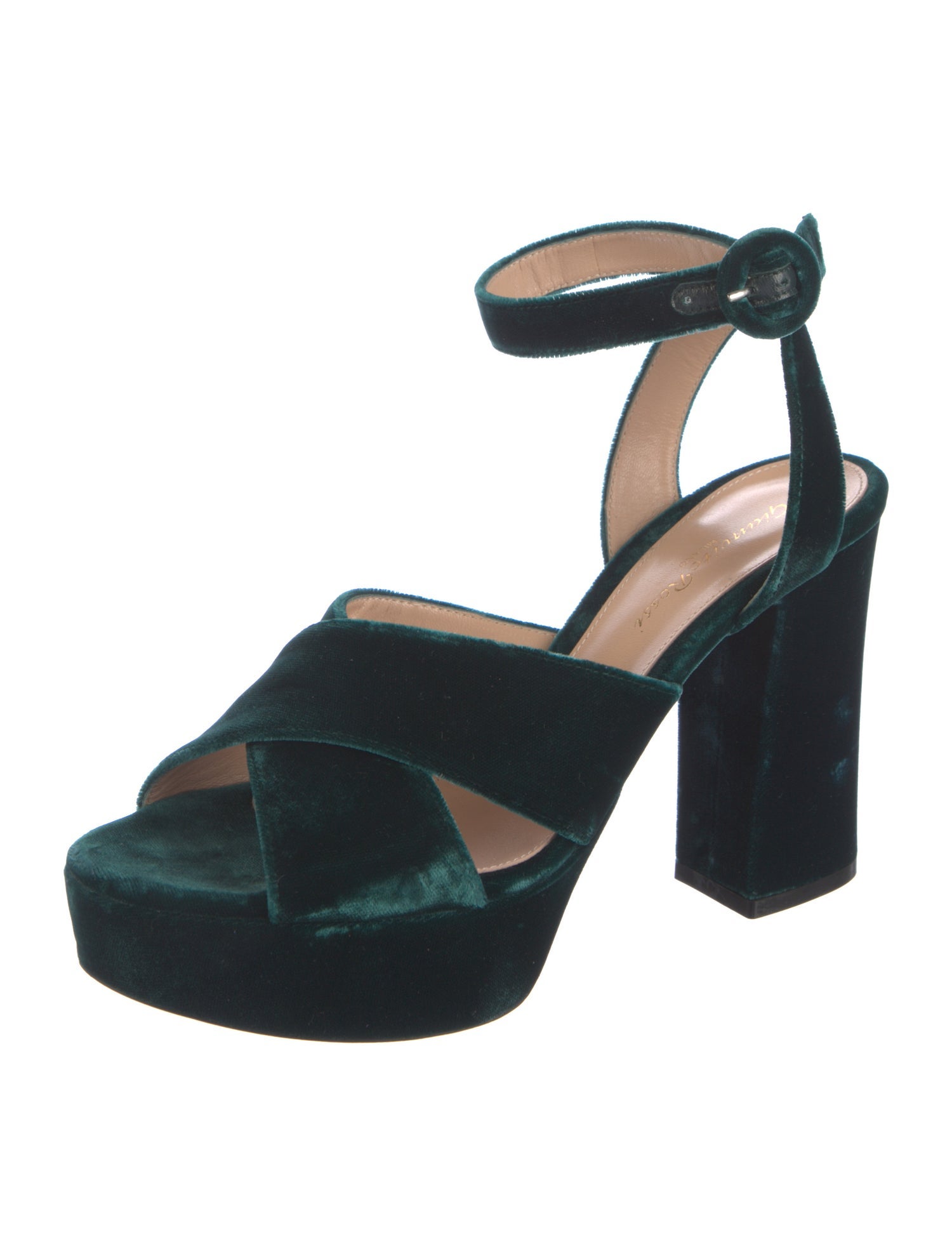 Gianvito Rossi Velvet Sandals