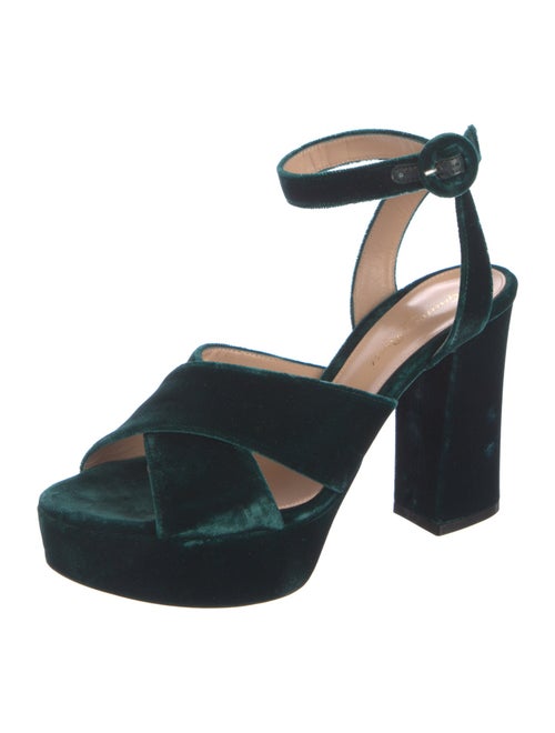Gianvito Rossi Velvet Sandals