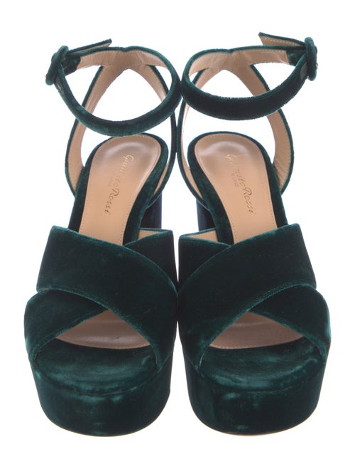 Gianvito Rossi Velvet Sandals